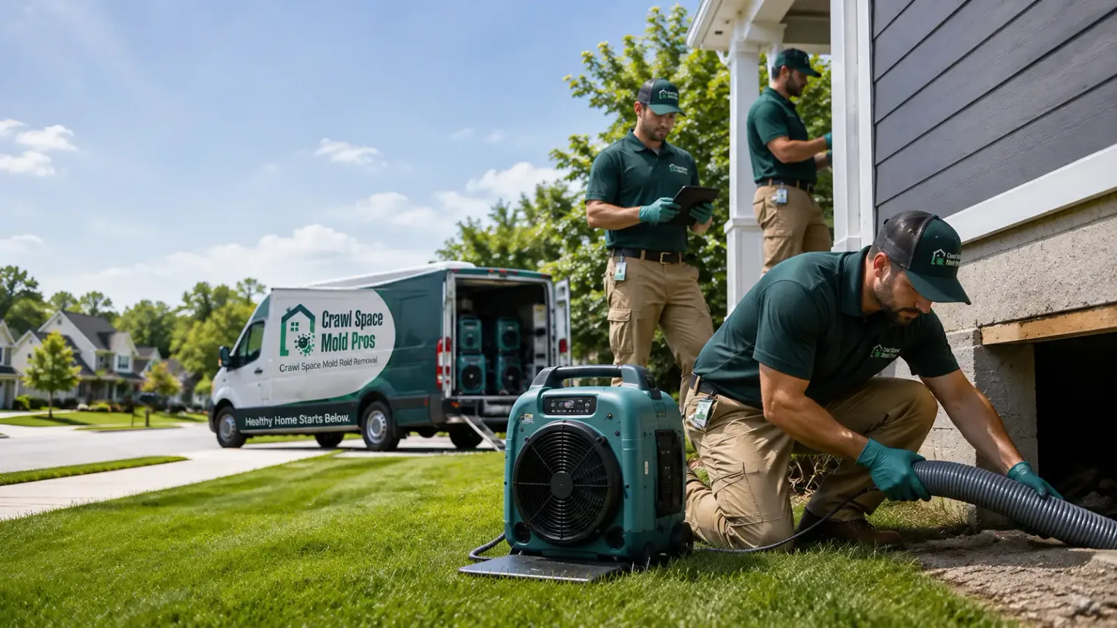 Crawl Space Mold Removal in Uniondale, NY